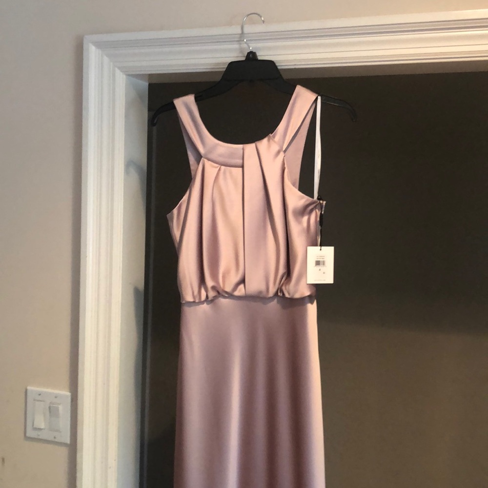 Calvin Klein Blush Bridesmaid Dress